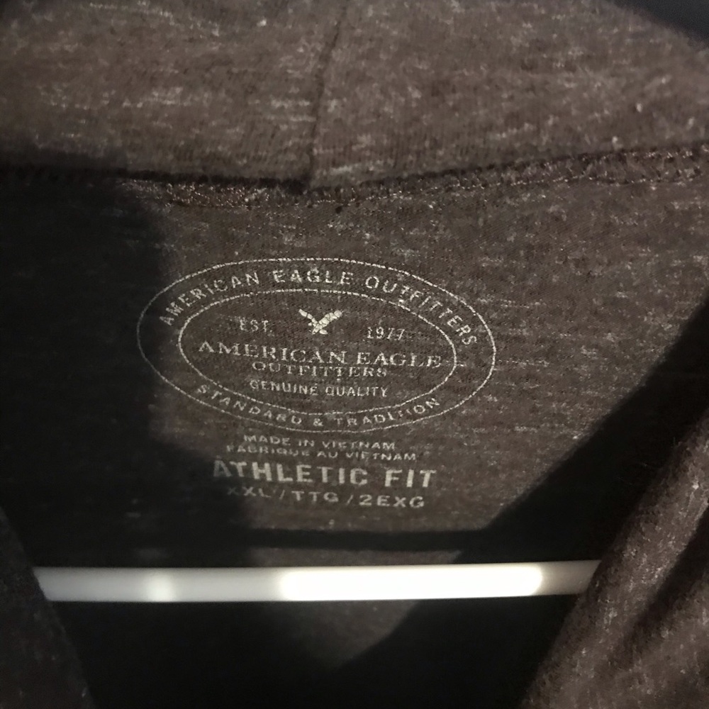 American Eagle long sleeve hooded Tshirt XXL